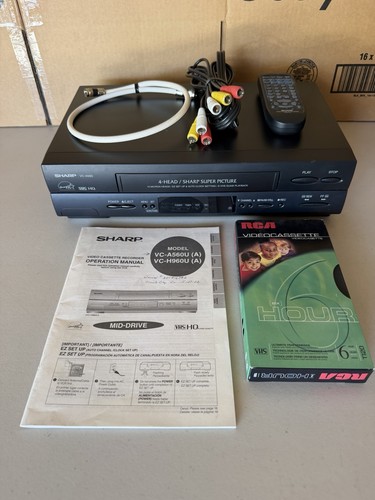 Lettore vhs sharp testine - vhs,
