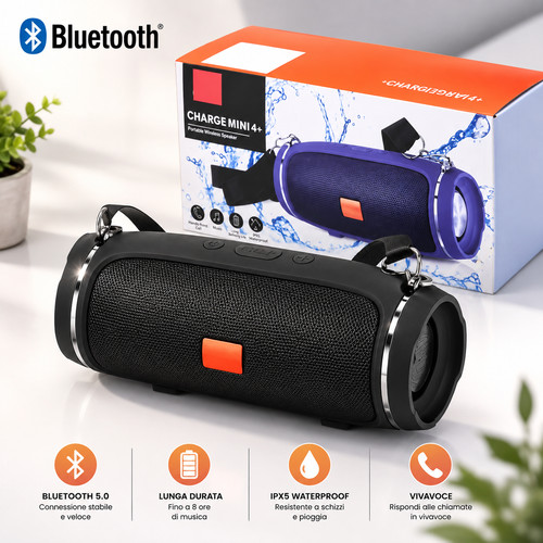 Cassa bluetooth portatile - bluetooth,