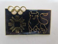 Spilla Sarajevo 1984 Olimpiadi Invernali Sponsor Merrill Lynch Toro Toro