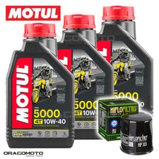 Honda CB 750 F2 1991-2003 Tagliando Olio Motul 5000 4T 10W-40 3 litri Filtro