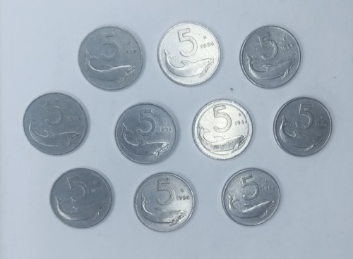 Lire delfino 1954 lotto - 5,
