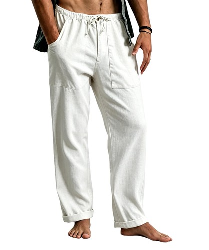 Pantaloni lino uomo - pantaloni,