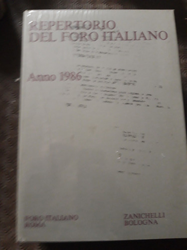 Repertorio del foro italiano - foro,