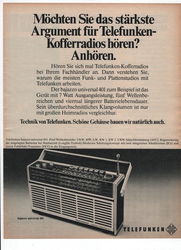 Telefunken bajazzo universale