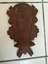 ENORME 35x21 Cm SCUDO IN LEGNO PER TROFEI TESTA CINGHIALE CAMOSCIO CACCIA