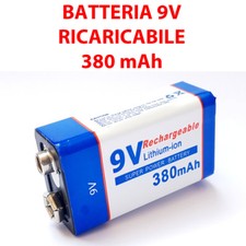 9V 380MAH 1 BATTERIA