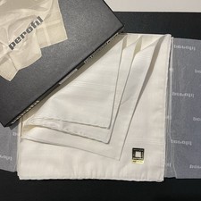 6 Fazzoletti PEROFIL 60% lino 40% cotone cm 50, scatola originale, made in Italy