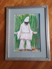 quadro vintage dipinto tecnica