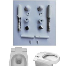 CERNIERE RICAMBIO PER SEDILE WC COPRIWATER CARENA CERAMICHE CIDNEO (011439)