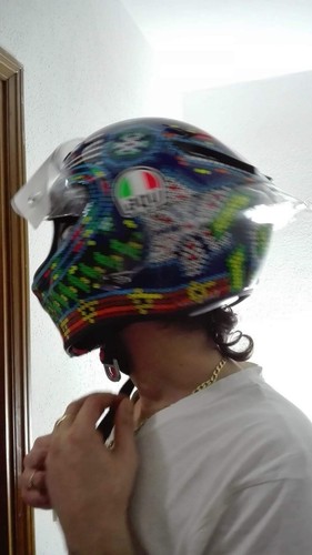Casco agv valentino - casco,