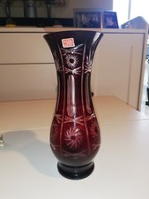 Vaso Vintage in cristallo di Boemia