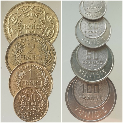 Tunisie centimes 5 20 - 5,