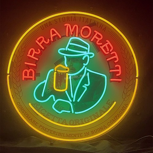 Insegna luminosa neon birra - luminosa,