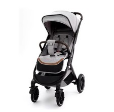 Passeggino pieghevole leggero multifunzione 4 ruote ammortizzato Colore Grigio