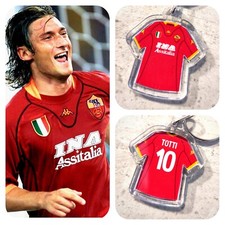 Il Portachiavi del Tifoso - Maglia As Roma Totti 10 con scudetto su petto