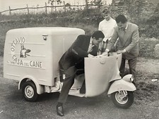 APE PIAGGIO - GASSMAN NEL FILM "LA CAMBIALE" 1959 foto originale vintage