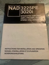 Owners manual nad 3020i 3225pe - owners,