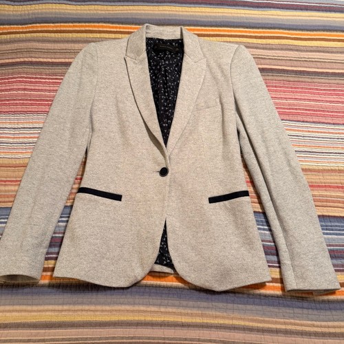 Blazer donna zara basic - basic, grigio