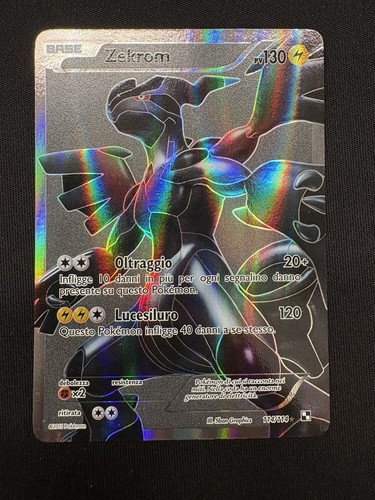 Carta pokemon zekrom 114 - carta,