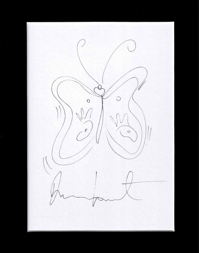 Damien hirst disegno farfalla - damien,