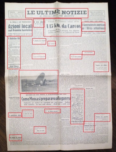 Ww2 azioni locali - locali, fronte