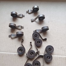 AUTO FIAT 1300 1500 1800 ALTRE D'EPOCA COPPIA MOLLE SPAZZOLE DINAMO VEDI MISURE