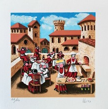 ULISSE 34x34 serigrafia su