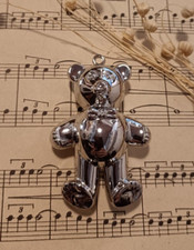 CIONDOLO VINTAGE: ANNI '90/2000, ANIMALE ORSO/ORSETTO/ORSACCHIOTTO color argento