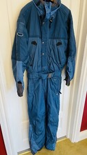 Killy Master Tech Size Uk40 Blue Mens ski snow suit all in one hooded Warm Belt