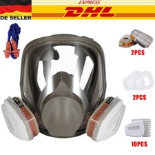 Maschera antipolvere maschera antigas maschera di verniciatura respiratoria maschere complete con filtro ai carboni attivi