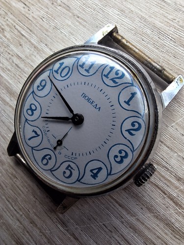 Orologio uomo vintage pobeda - orologio,