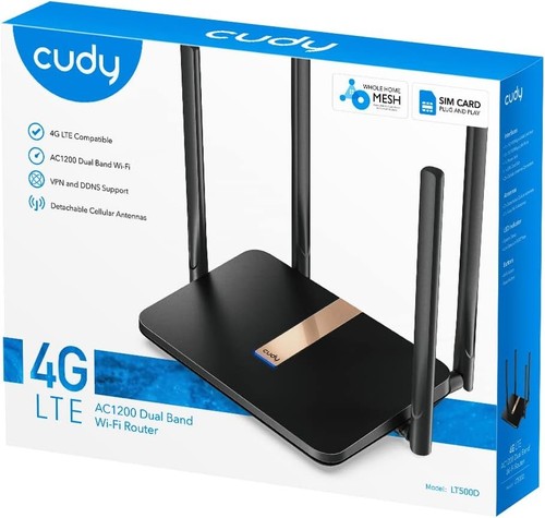 Cudy lt500d ac1200 lte - cudy,