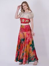 Pantaloni donna casual seta palazzo lunghezza caviglia lunghi taglie forti lo...