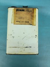 VTG STAHL GASOLINE GAS ADDITIVE CAN FORD DODGE CHEVY MAN CAVE RACE SPEED SHOP