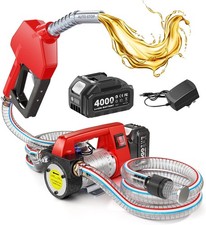 Pompa Diesel a Batteria 45L/Min, 21V Kit Pompa Carburante Elettrica per Cambio Olio