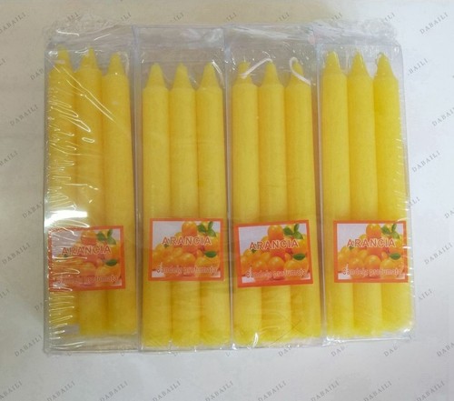 Set pezzi candele gialle - 36,