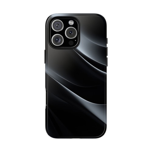 Serene abstract black wave - serene, |