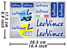 Leo Vince Decalcomanie Stickers Sistema di Scarico Autocollant Sticker Adesiv...