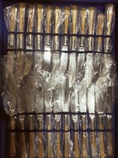 Posate PINTINOX laminate in oro 24 K acciaio 18/10