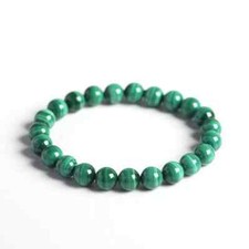 Malachite Bracciale 6 - 12mm Pietra Curativa Pietre Preziose Pietre Naturali