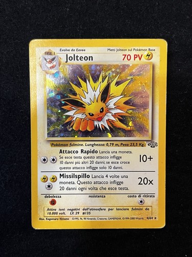 Jolteon jungle holo rare - jolteon,