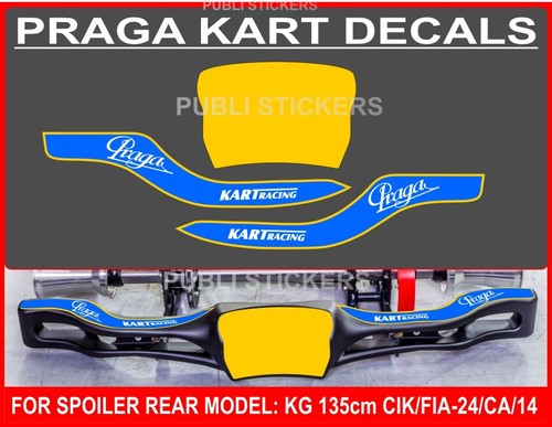 Adesivi praga kart racing - "praga, racing"