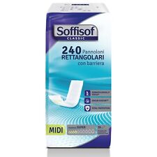 240x Soffisof Pannoloni Rettangolari Anziani e Adulti - Classic - Formato Scorta