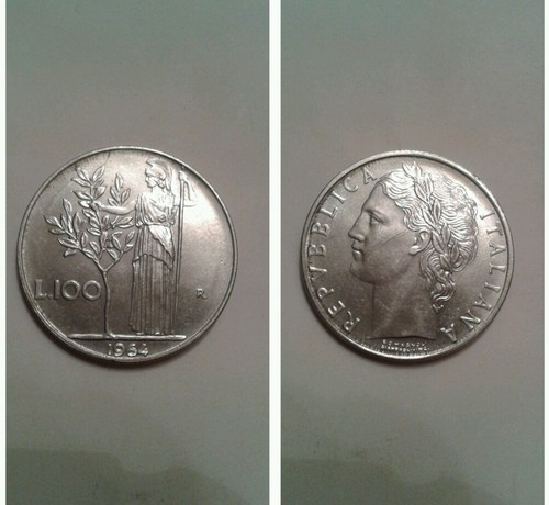 Repubblica italiana 100 lire