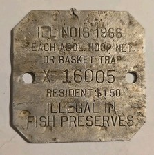 Vintage Pesca Illinois Cerchio