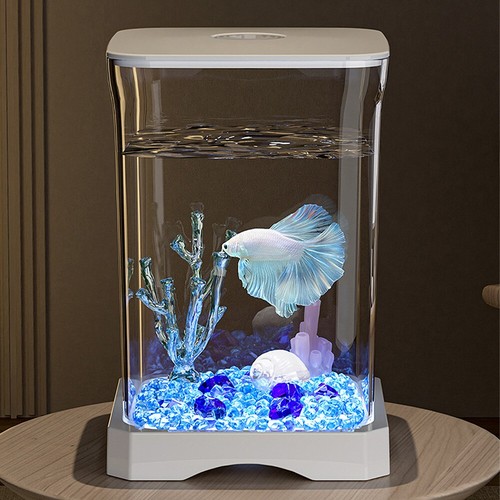 Mini acquario pesci plastica