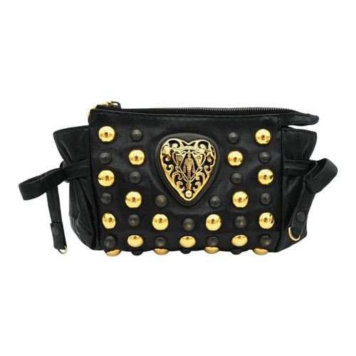 Gucci pochette pelle nera - in,
