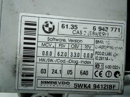 5wk49412ibf 726833 immobiliser