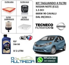 KIT TAGLIANDO 4 FILTRI E OLIO