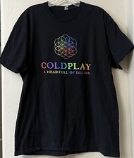 T-shirt nera uomo Coldplay A